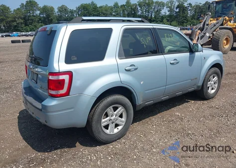2008 Ford Escape Hybrid z USA, uszkodzony, nr VIN 1FMCU49HX8KA80498